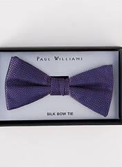 Noeud papillon violet PAUL WILLIAMS pour homme seconde vue