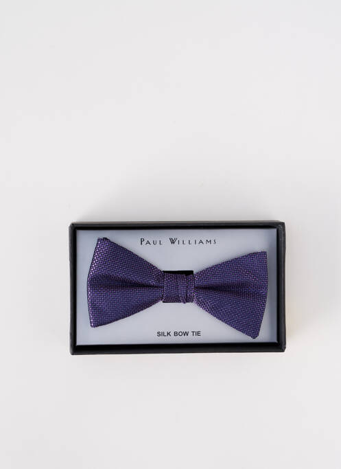 Noeud papillon violet PAUL WILLIAMS pour homme