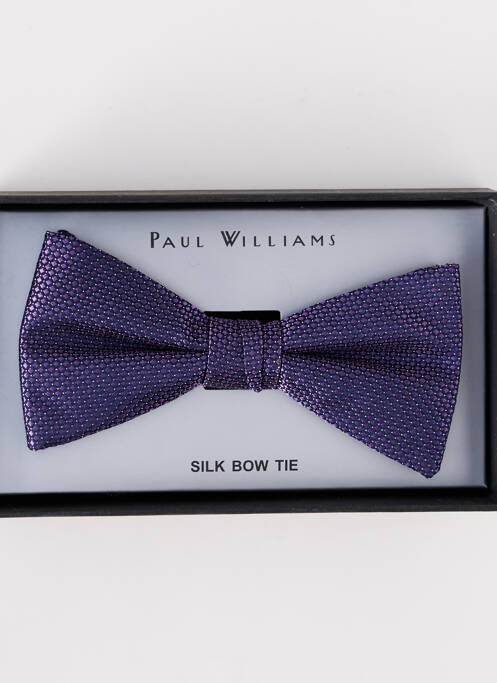 Noeud papillon violet PAUL WILLIAMS pour homme