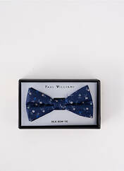 Noeud papillon bleu PAUL WILLIAMS pour homme seconde vue