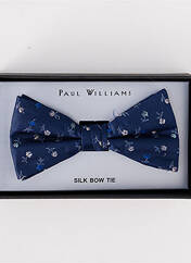 Noeud papillon bleu PAUL WILLIAMS pour homme seconde vue