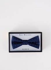 Noeud papillon bleu PAUL WILLIAMS pour homme seconde vue