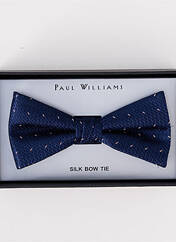 Noeud papillon bleu PAUL WILLIAMS pour homme seconde vue