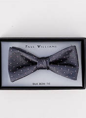 Noeud papillon gris PAUL WILLIAMS pour homme seconde vue