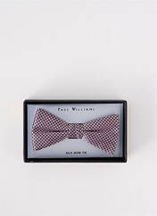 Noeud papillon rose PAUL WILLIAMS pour homme seconde vue