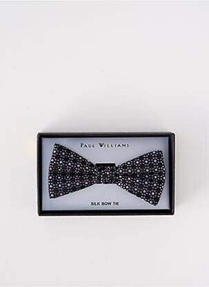 Noeud papillon broderie noir PAUL WILLIAMS homme