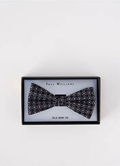 Noeud papillon noir PAUL WILLIAMS pour homme seconde vue