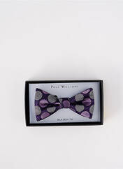 Noeud papillon violet PAUL WILLIAMS pour homme seconde vue