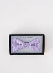 Noeud papillon violet PAUL WILLIAMS pour homme seconde vue
