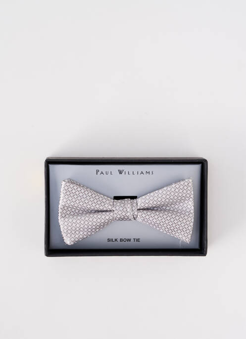 Noeud papillon gris PAUL WILLIAMS pour homme