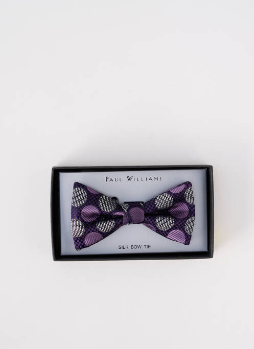 Noeud papillon violet PAUL WILLIAMS pour homme