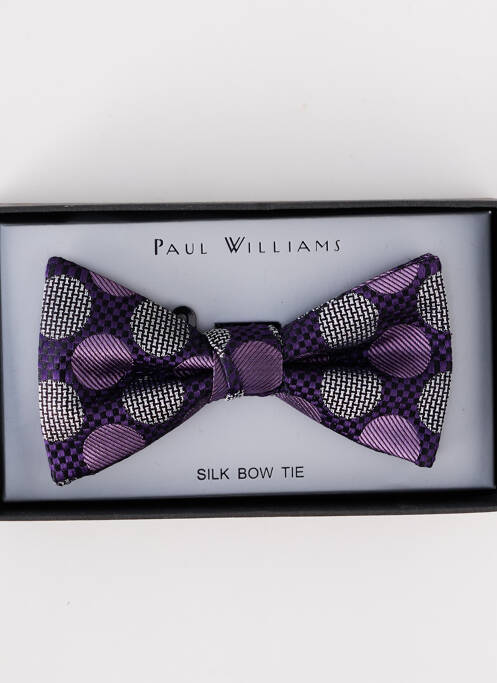 Noeud papillon violet PAUL WILLIAMS pour homme