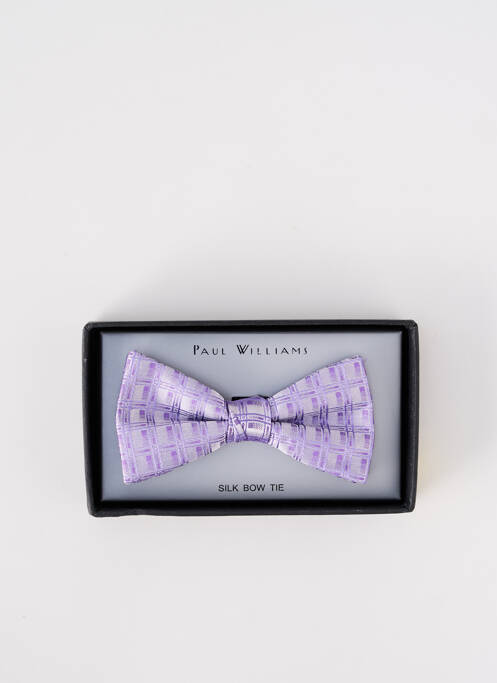 Noeud papillon violet PAUL WILLIAMS pour homme