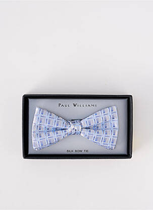 Noeud papillon broderie gris PAUL WILLIAMS homme