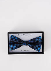 Noeud papillon bleu PAUL WILLIAMS pour homme seconde vue