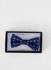 Noeud papillon bleu PAUL WILLIAMS pour homme seconde vue