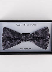 Noeud papillon gris PAUL WILLIAMS pour homme seconde vue