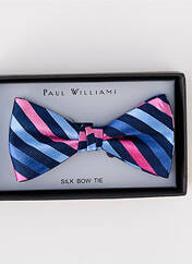 Noeud papillon rose PAUL WILLIAMS pour homme seconde vue