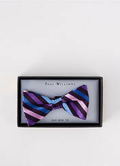 Noeud papillon violet PAUL WILLIAMS pour homme seconde vue