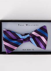 Noeud papillon violet PAUL WILLIAMS pour homme seconde vue