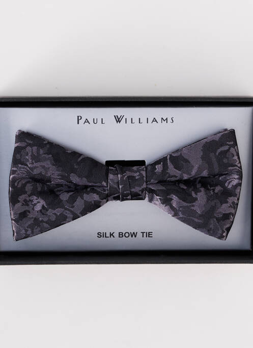 Noeud papillon gris PAUL WILLIAMS pour homme
