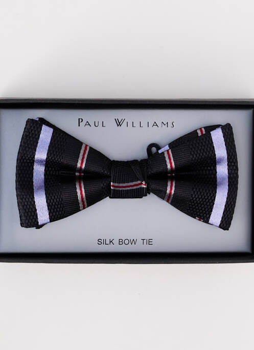 Noeud papillon noir PAUL WILLIAMS pour homme