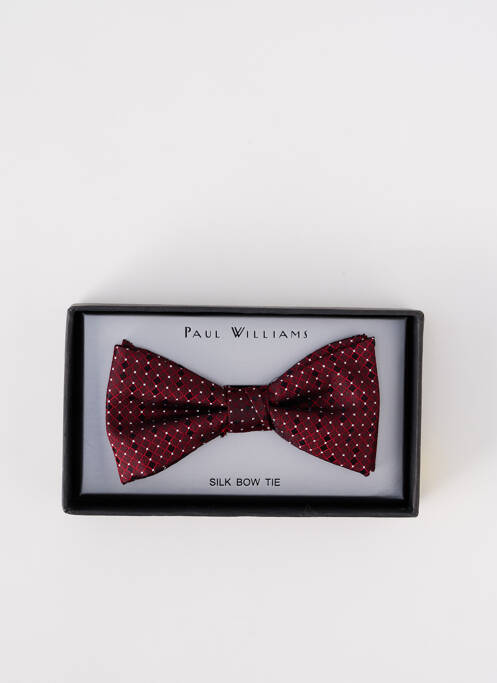 Noeud papillon rouge PAUL WILLIAMS pour homme