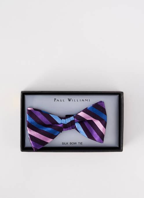 Noeud papillon violet PAUL WILLIAMS pour homme