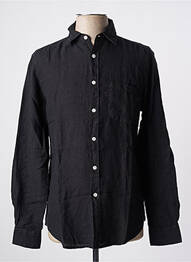 Chemise manches longues poches noir BY CHARLIE B homme