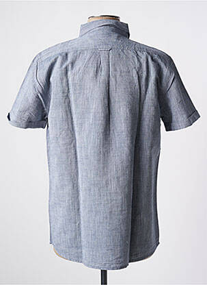 Chemise manches courtes coupe cintrée bleu BY CHARLIE B homme