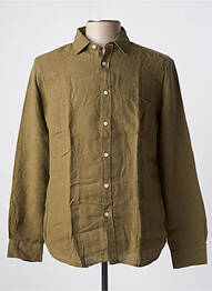 Chemise manches longues poches vert BY CHARLIE B homme