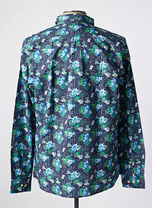 Chemise manches longues imprimé fleurs bleu BY CHARLIE B homme
