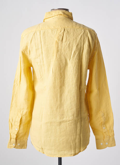 Chemise manches longues poches jaune BY CHARLIE B homme