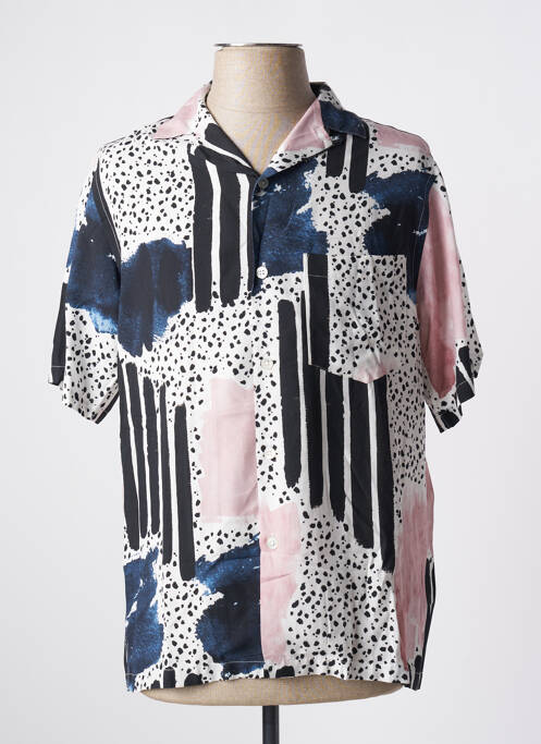 Chemise manches courtes bleu BY CHARLIE B pour homme