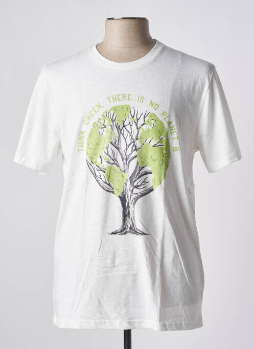 T-shirt blanc BY CHARLIE B pour homme