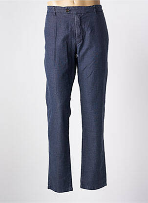 Pantalon chino tissage chiné taille normale bleu BY CHARLIE B homme