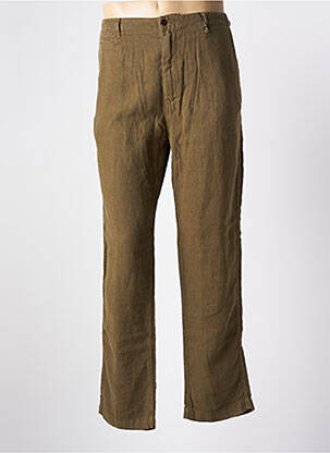 Pantalon chino poches taille normale vert BY CHARLIE B homme