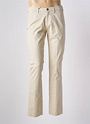 Pantalon chino tissage popeline taille normale beige BY CHARLIE B homme