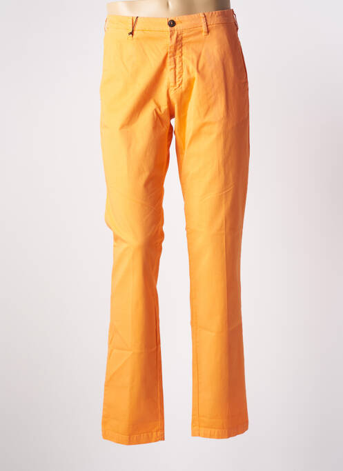 Pantalon chino tissage popeline taille normale orange BY CHARLIE B homme