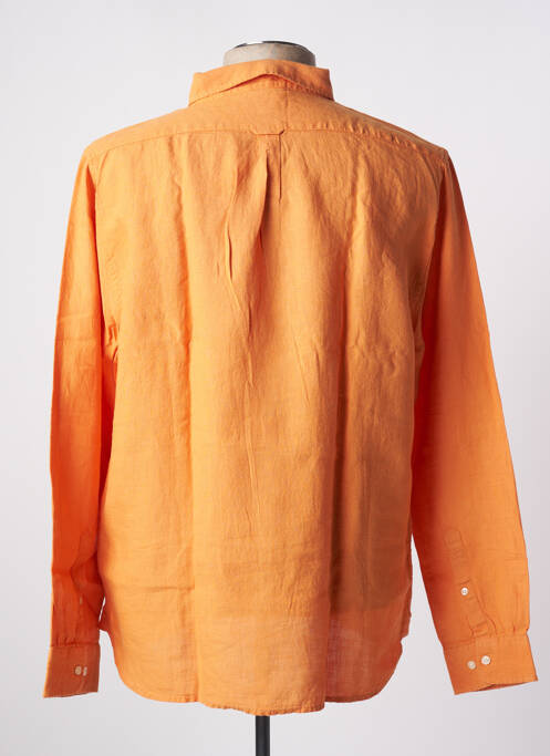 Chemise manches longues orange BY CHARLIE B pour homme