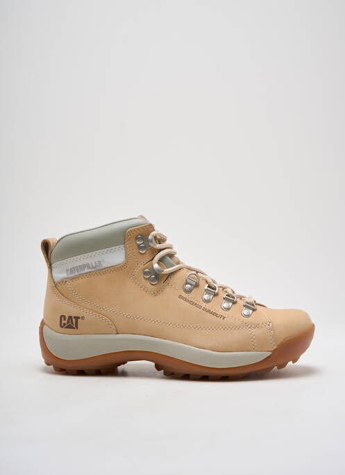 Baskets beige CAT pour femme