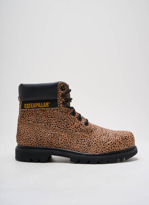 Chaussures professionnelles marron CAT pour femme