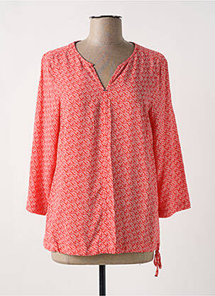 Blouse imprimé fantaisie manches 3/4 rouge CECIL femme