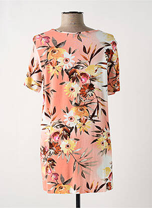 T-shirt coupe droite manches courtes orange MARINELLO femme