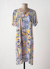 Robe mi-longue bleu MASSANA pour femme seconde vue