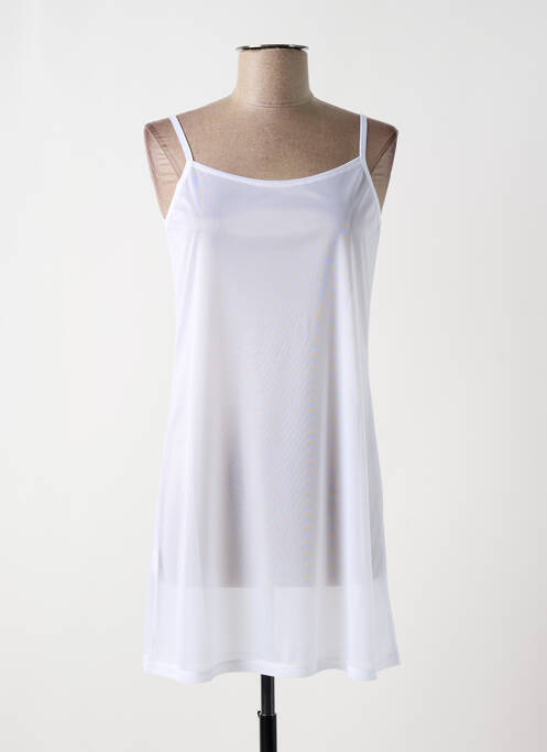 Jupon /Fond de robe blanc MASSANA pour femme