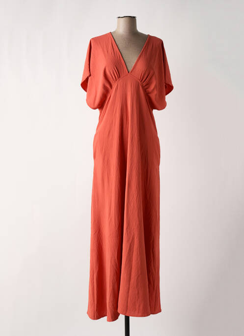 Robe longue orange MOLLY BRACKEN pour femme