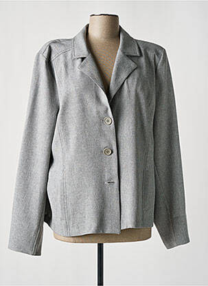 Blazer poches gris GEVANA femme