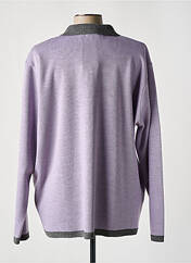 Gilet manches longues violet OMC pour femme seconde vue