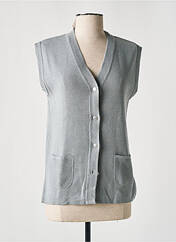 Gilet sans manche gris ELEANE pour femme seconde vue